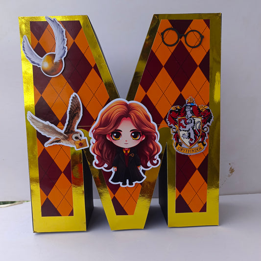 Harry Potter 3D Letter - Personalized Magical Party Decoration