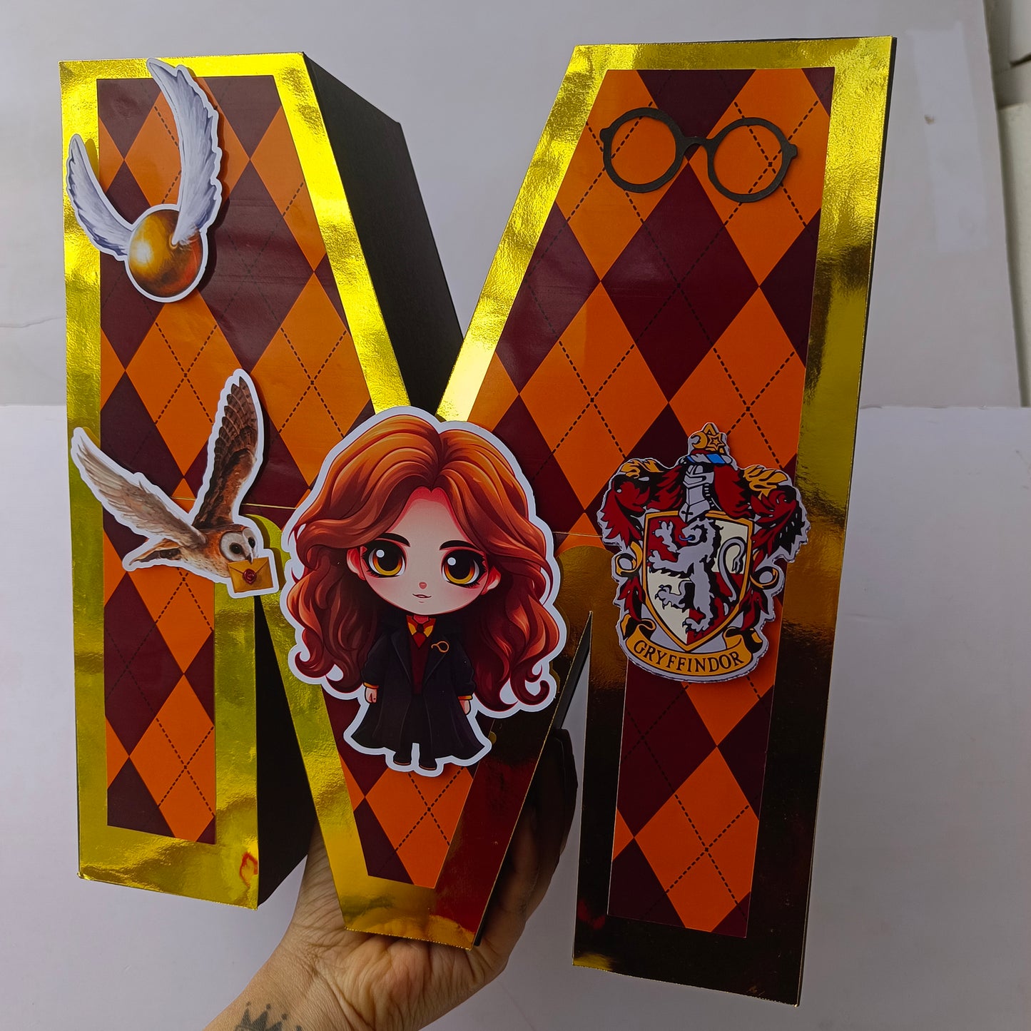 Harry Potter 3D Letter - Personalized Magical Party Decoration