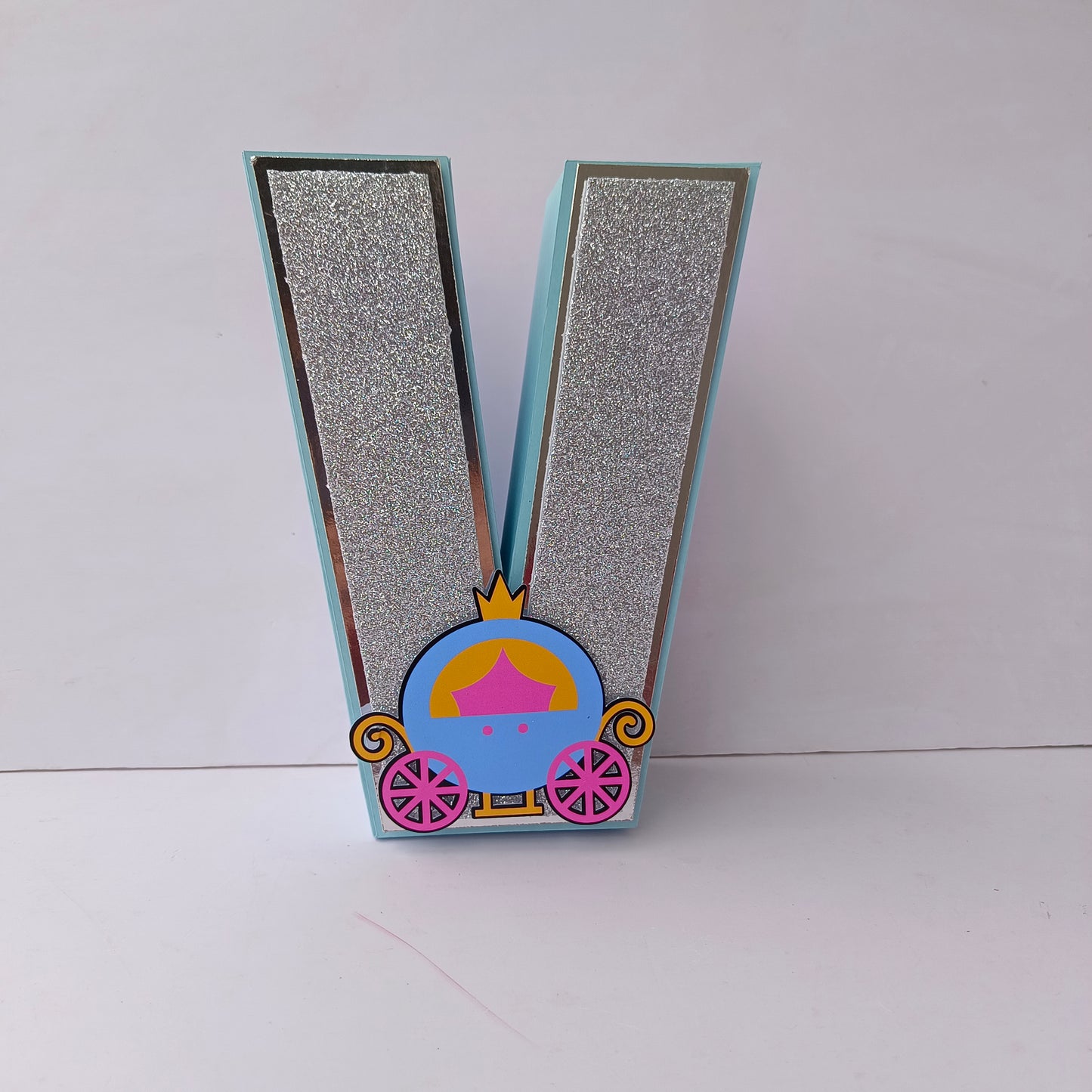 Cinderella 3D Name Letters - Customizable Birthday Decoration