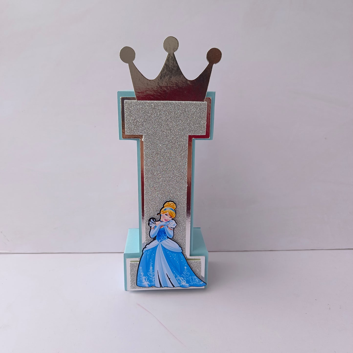 Cinderella 3D Name Letters - Customizable Birthday Decoration