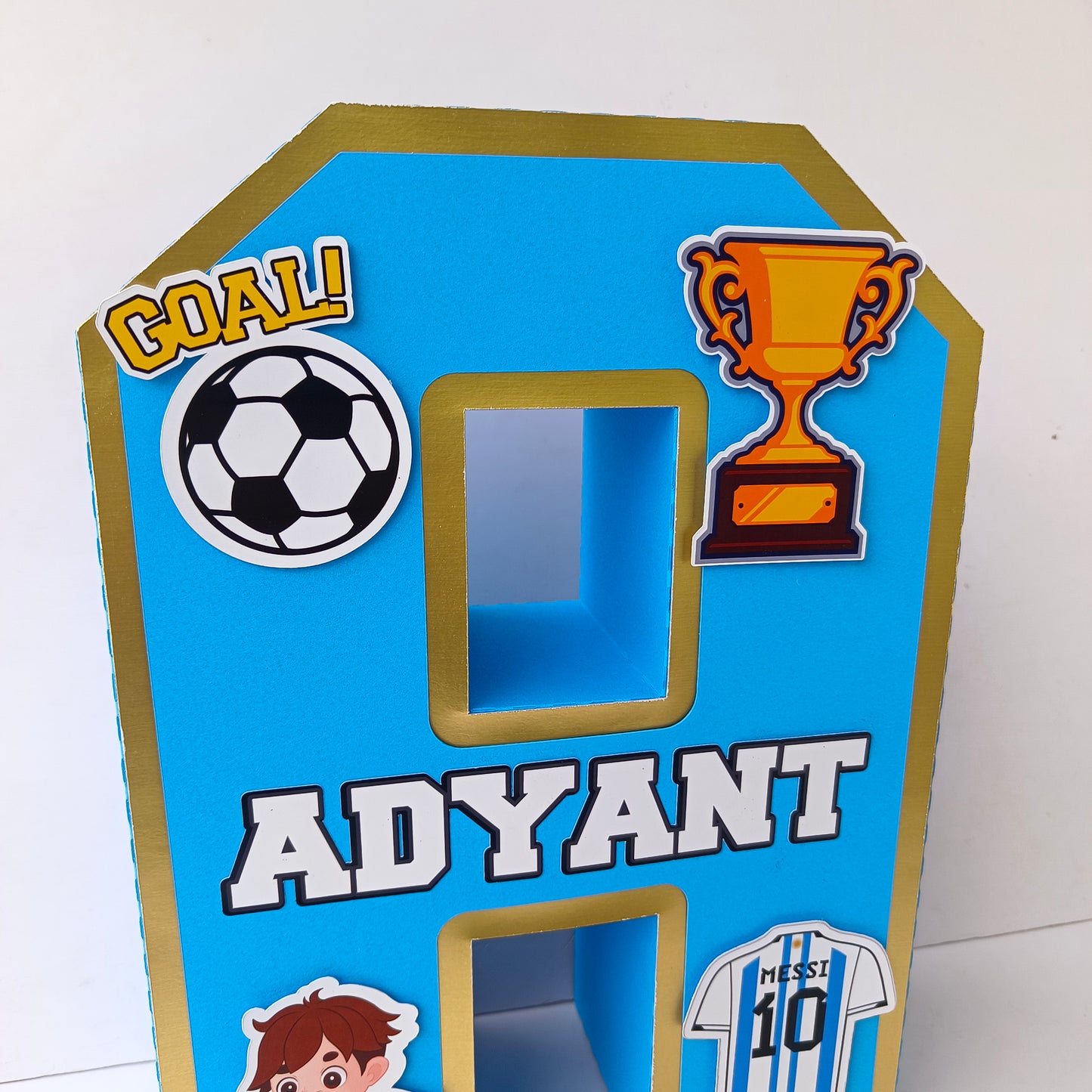 Football 3D Letter - Personalized Sports Party Decoration