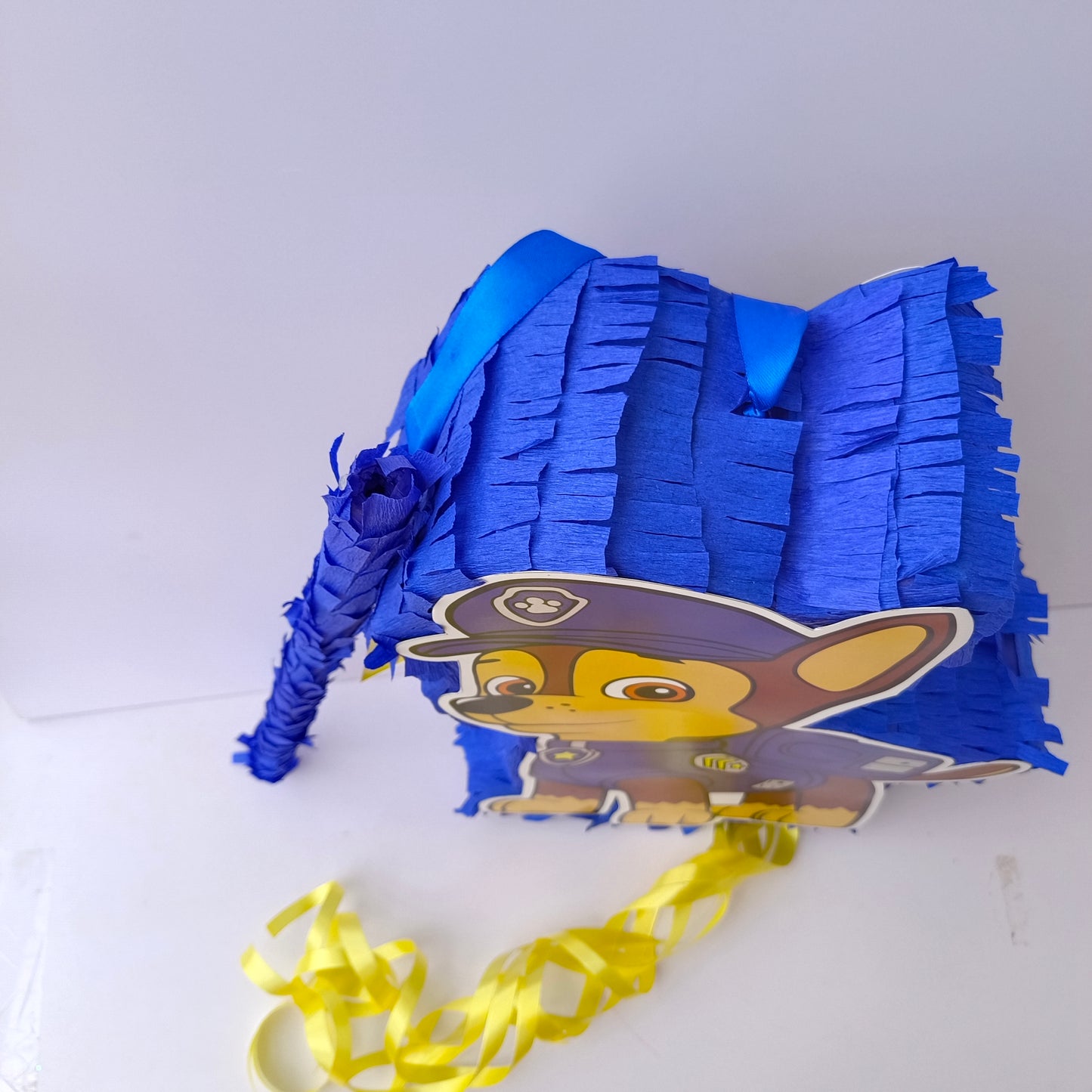 Paw Patrol Pull-String Piñata - Semi-Handcrafted Party Decoration