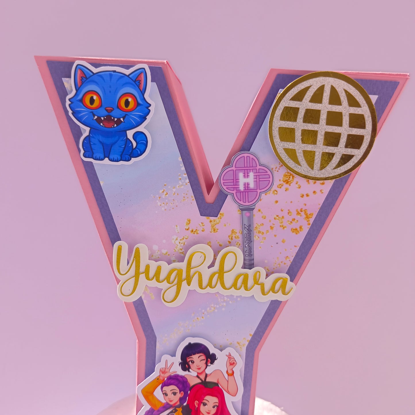 K-Pop Demon Hunters 3D Letter / Number