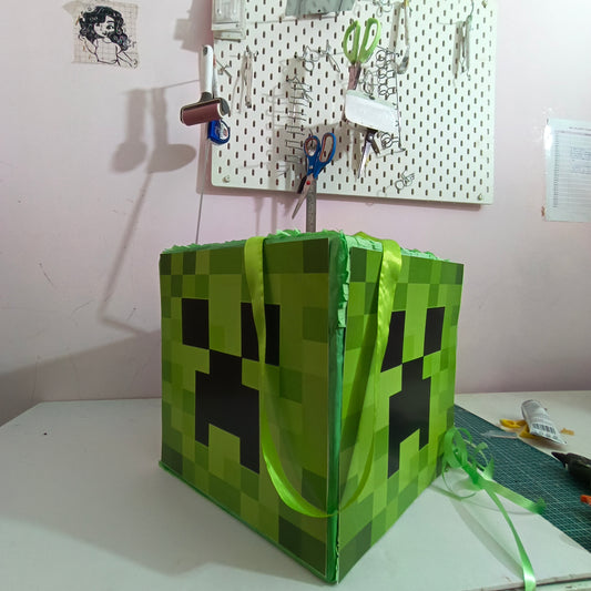 Minecraft Pull String Piñata