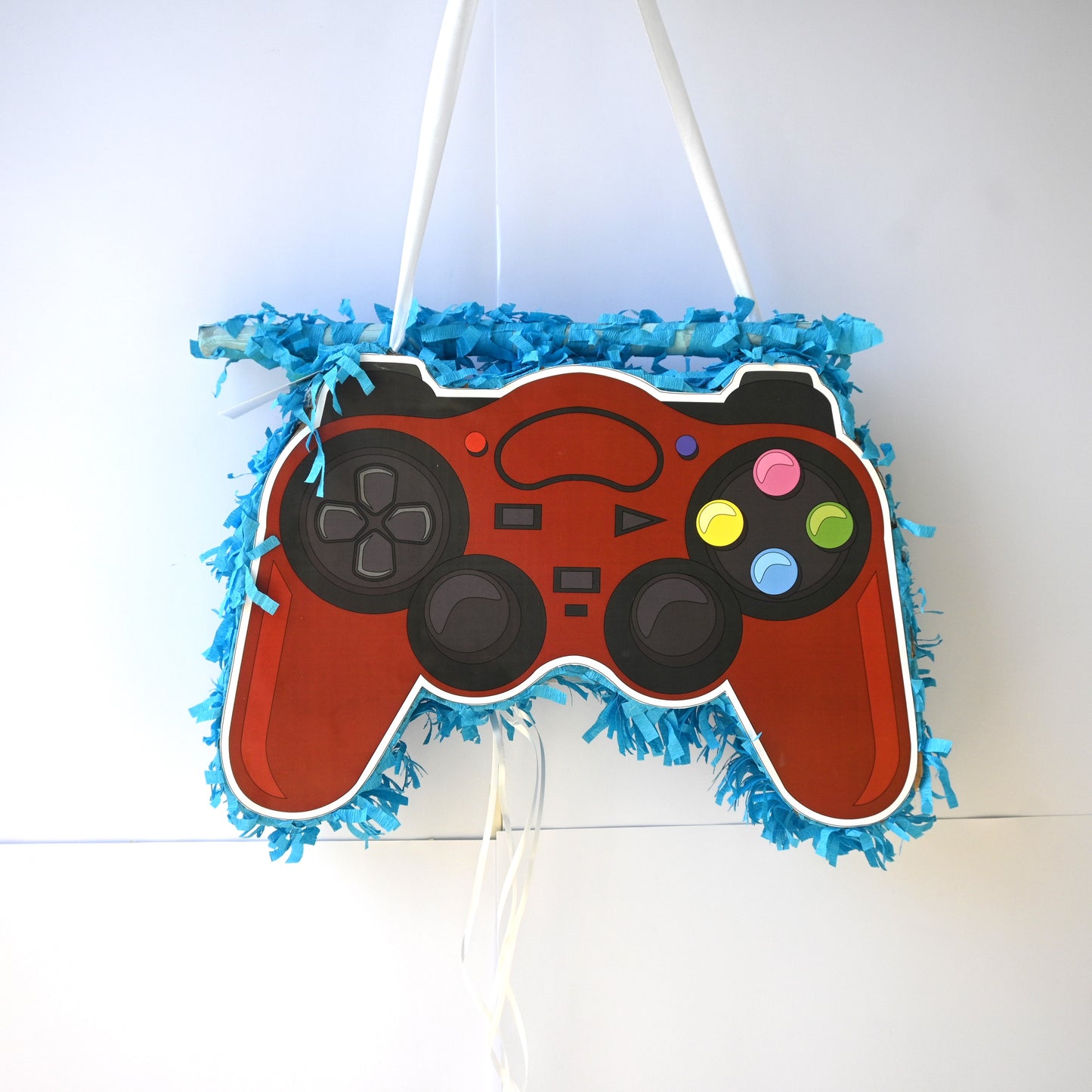 Video Game Pull-String Piñata - Semi-Handcrafted Party Decoration
