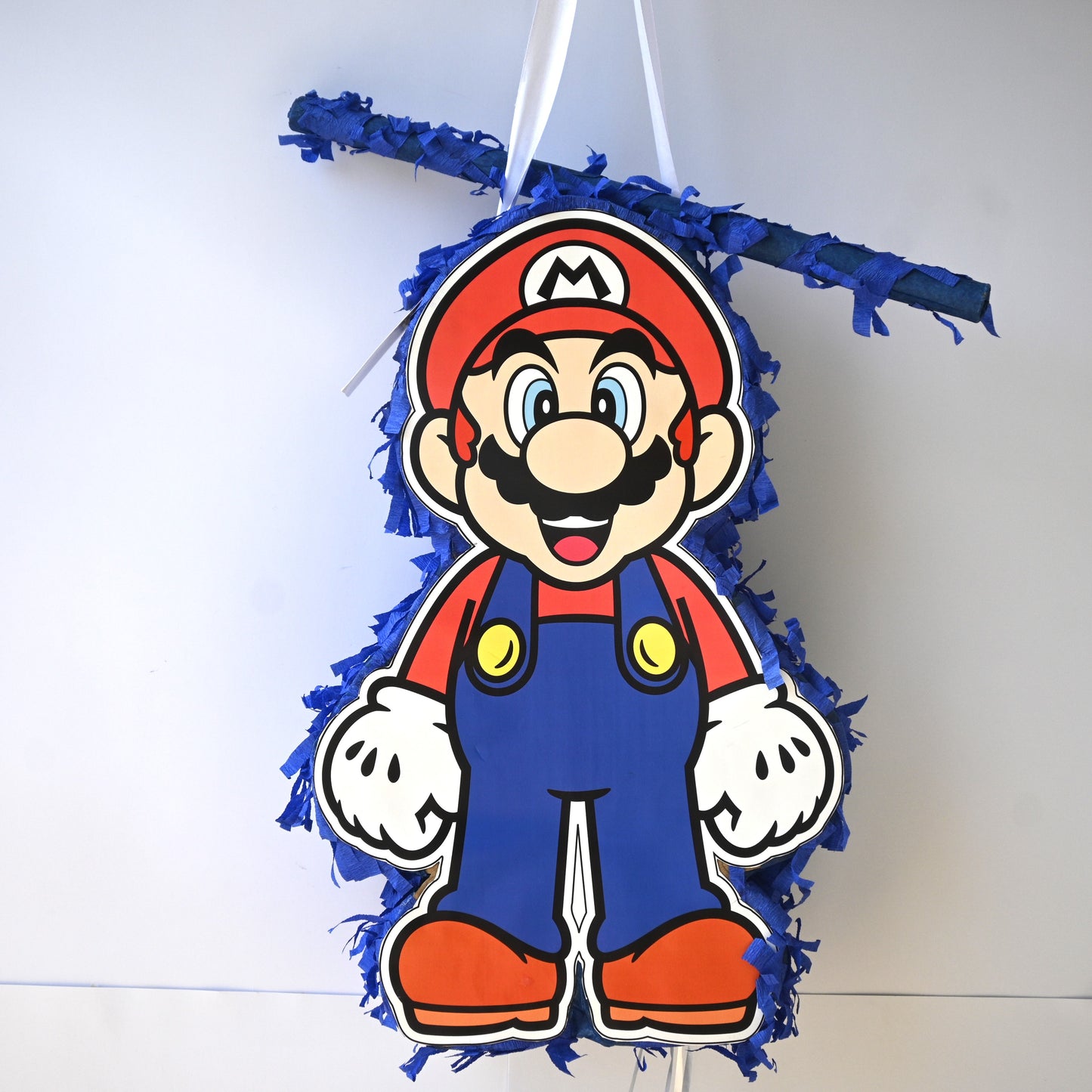Super Mario Pull-String Piñata - Semi-Handcrafted Party Decoration