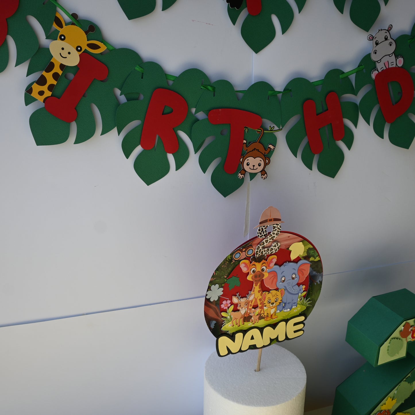 Jungle Theme Birthday Party Pack