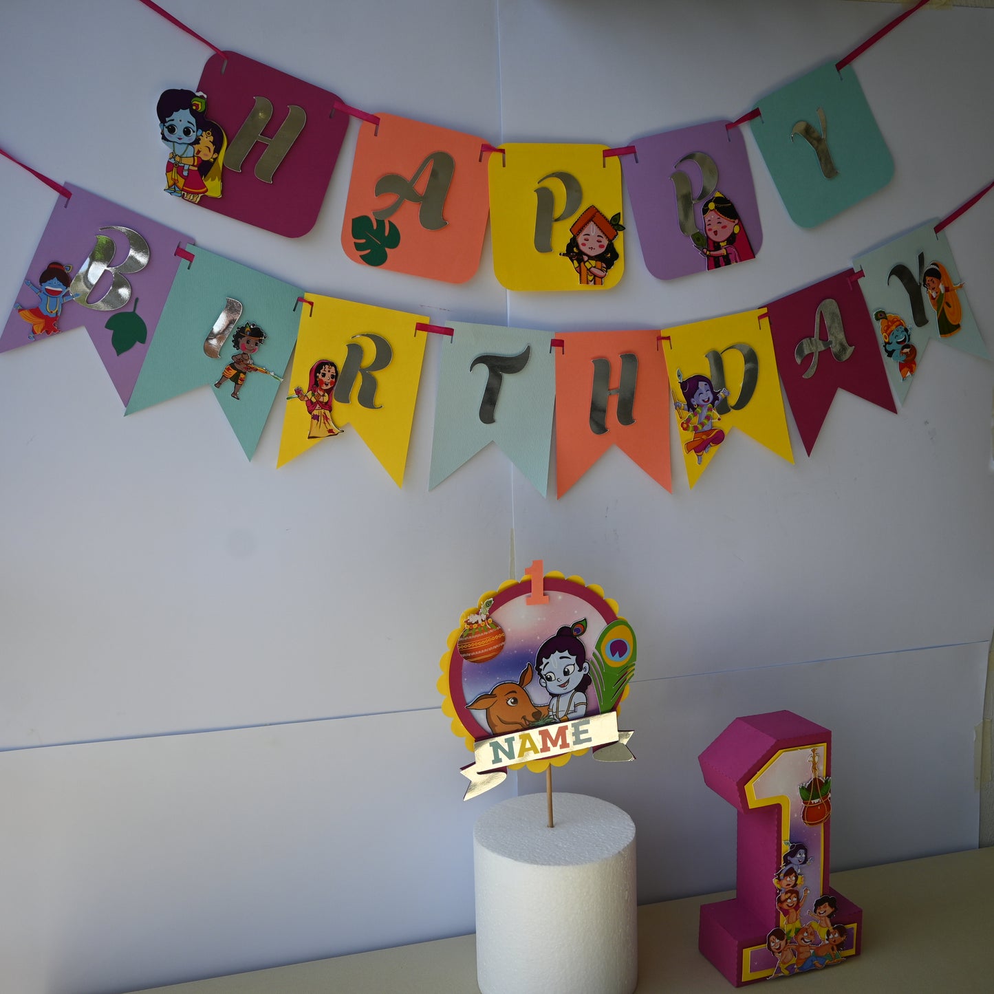 Krishna Theme Birthday Party Pack