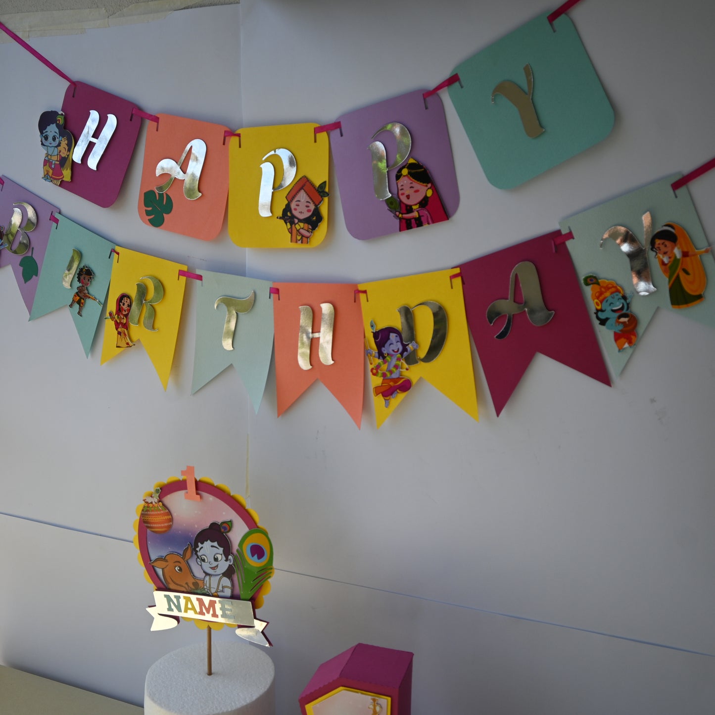 Krishna Theme Birthday Party Pack