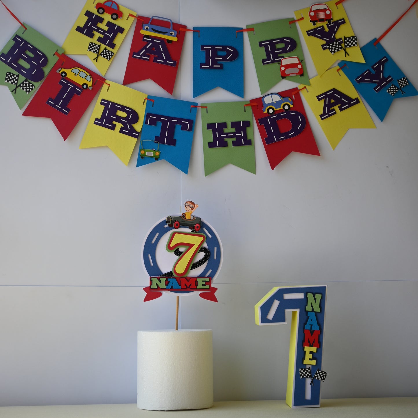 Car Theme Birthday Party Pack for Boys
