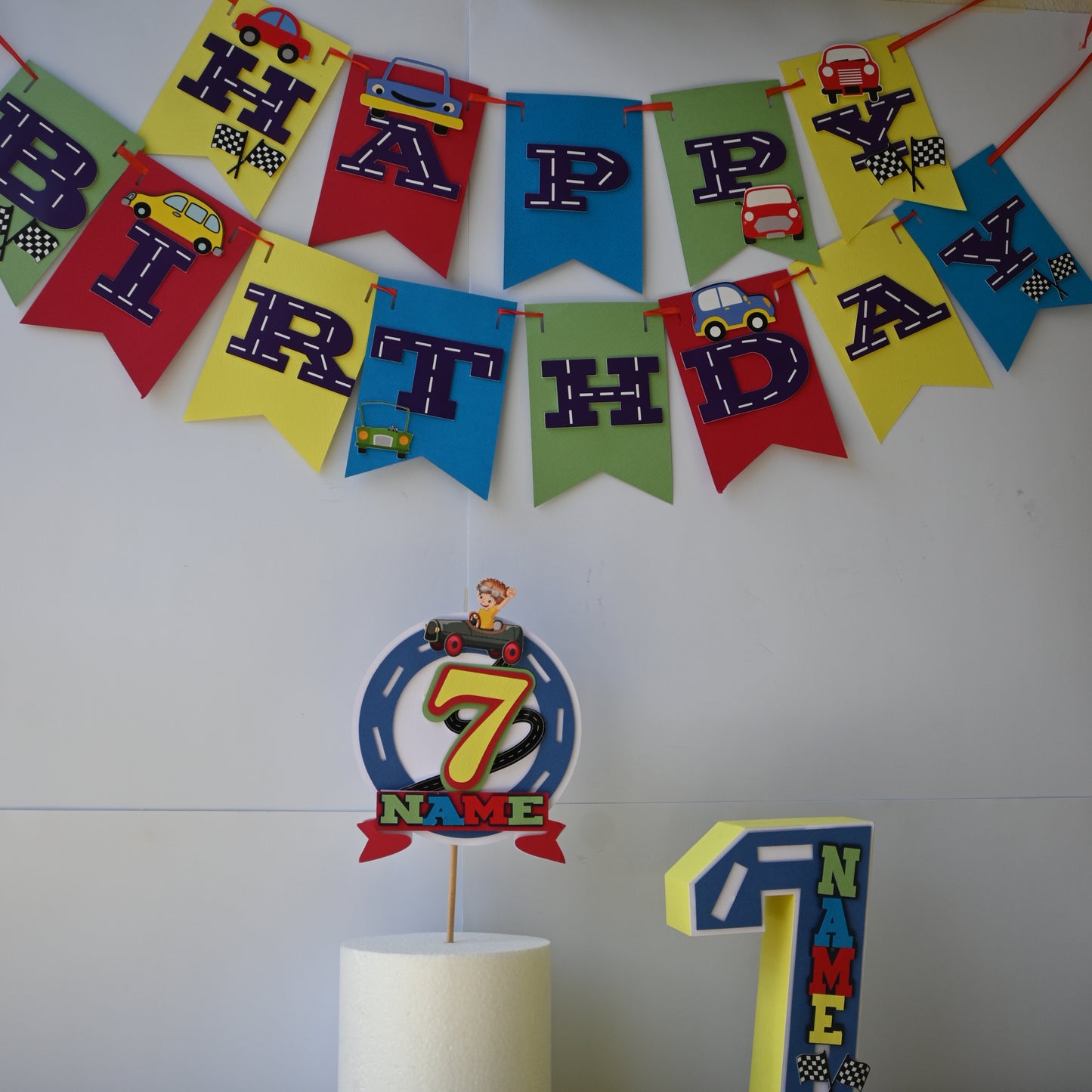 Car Theme Birthday Party Pack for Boys