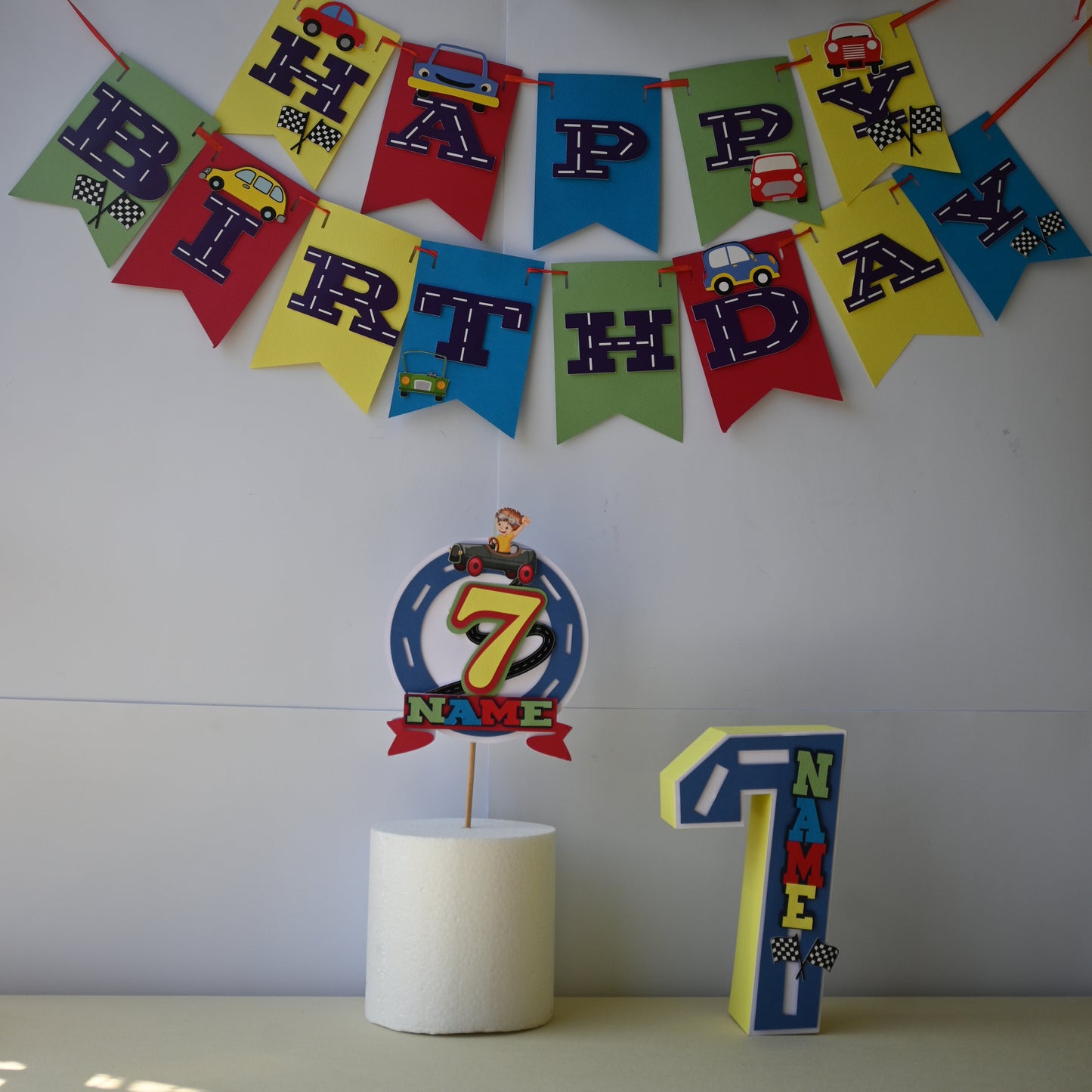 Car Theme Birthday Party Pack for Boys