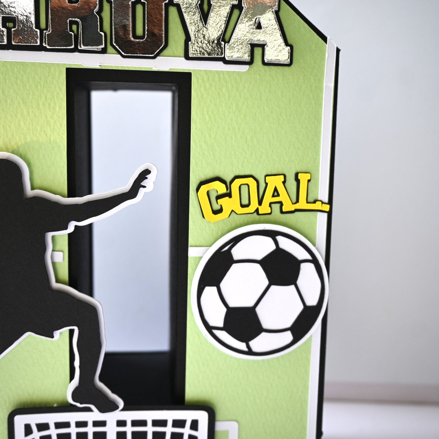 Football 3D Letter - Personalized Sports Party Decoration