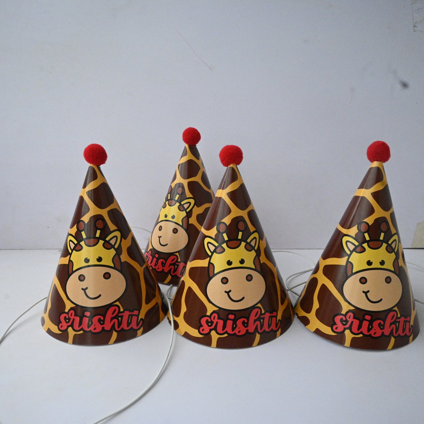 Jungle Party Hats - Customizable with Name