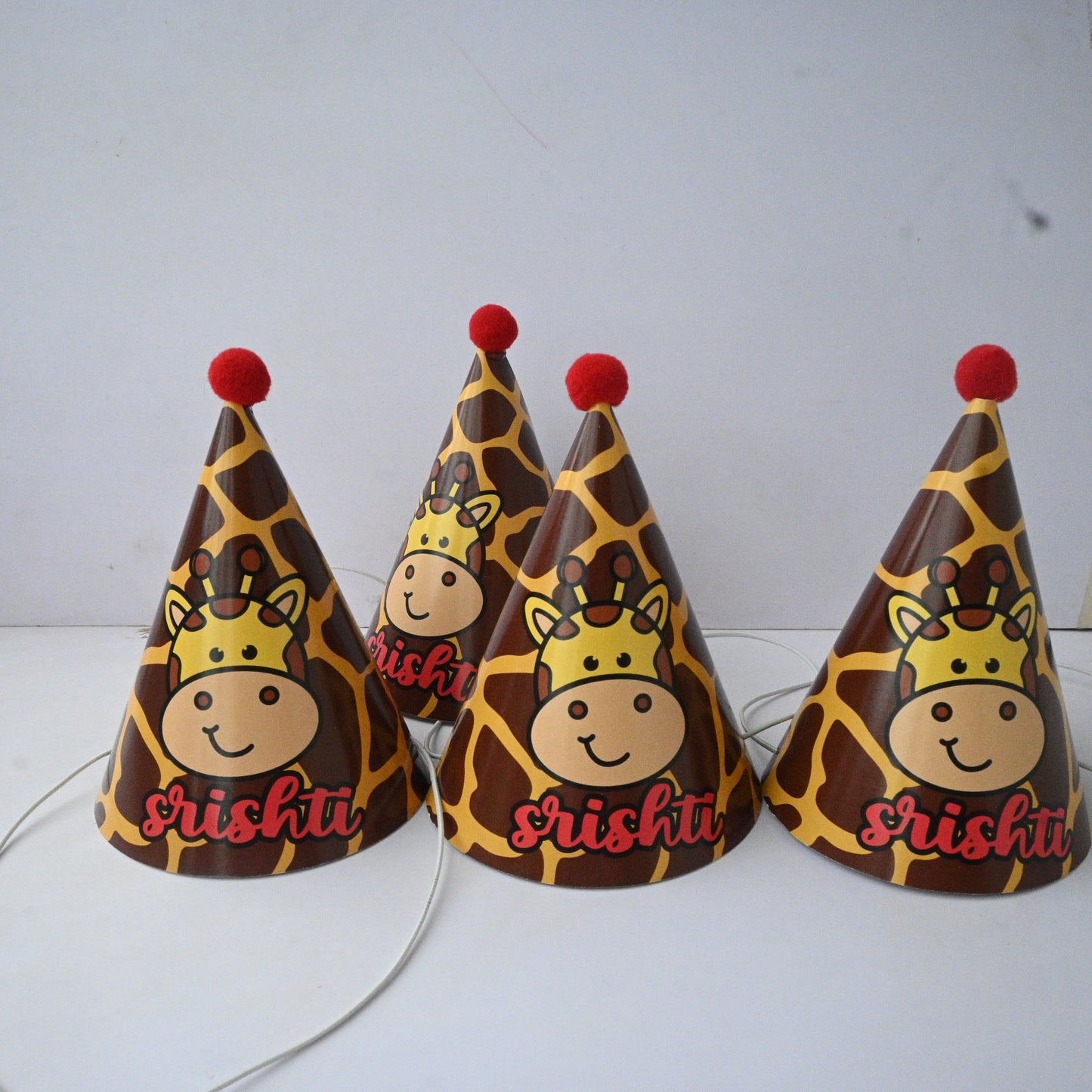 Jungle Party Hats - Customizable with Name