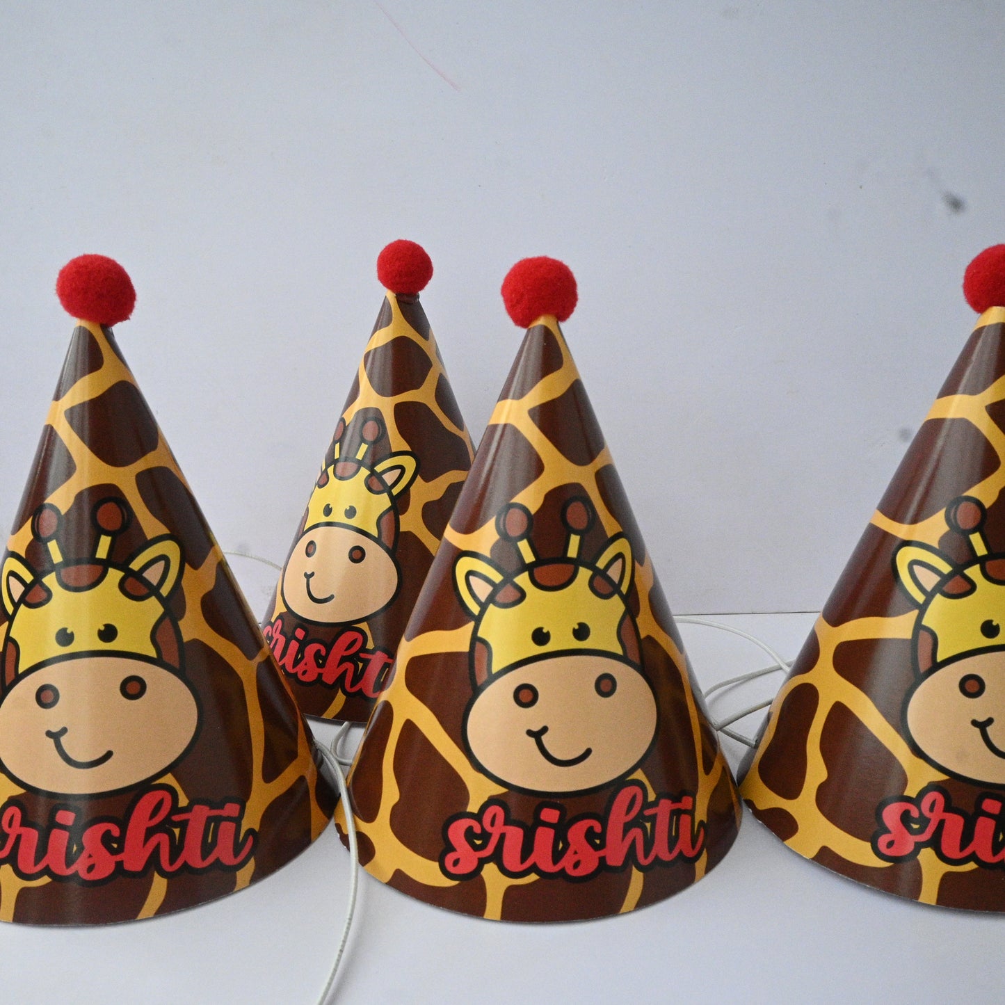 Jungle Party Hats - Customizable with Name