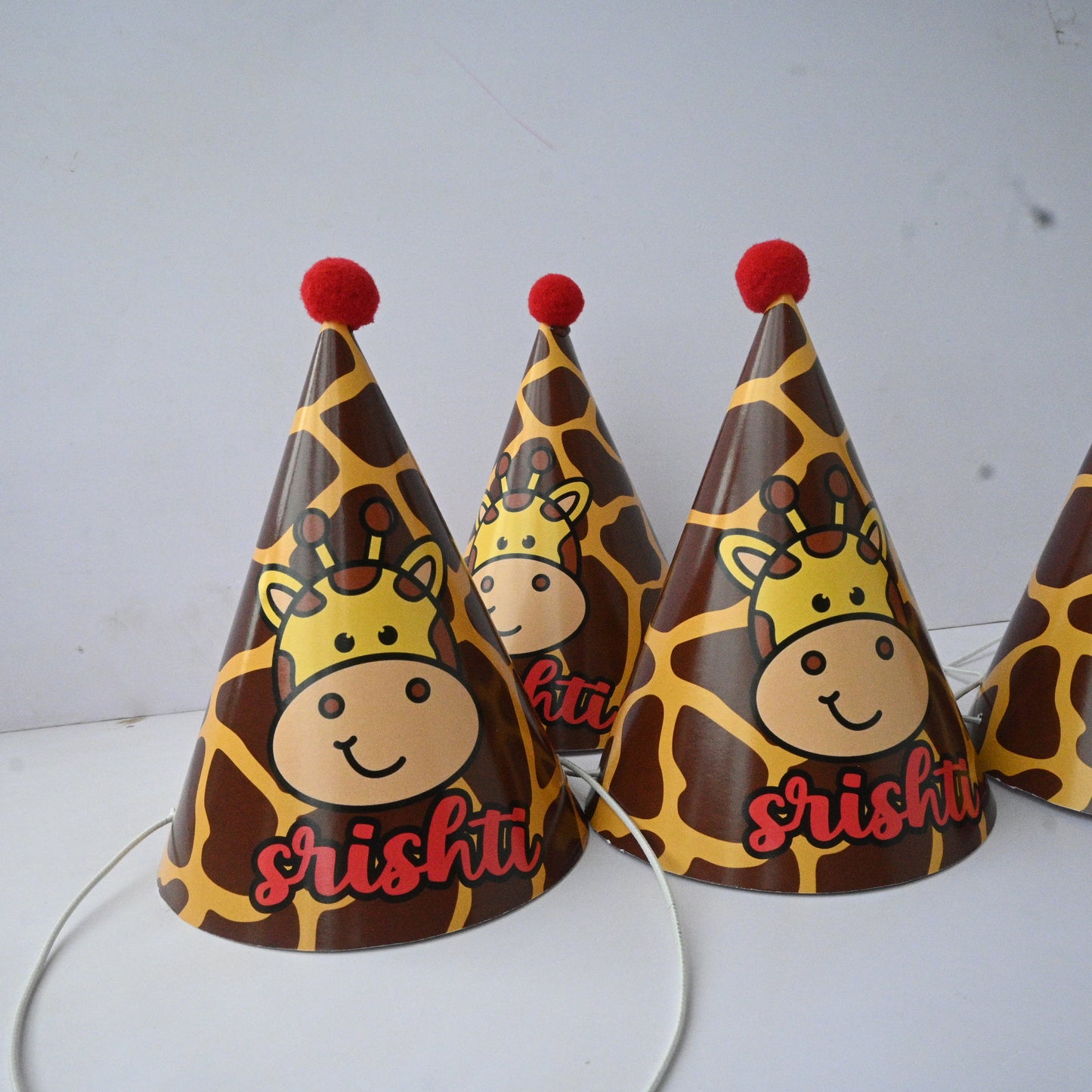 Jungle Party Hats - Customizable with Name