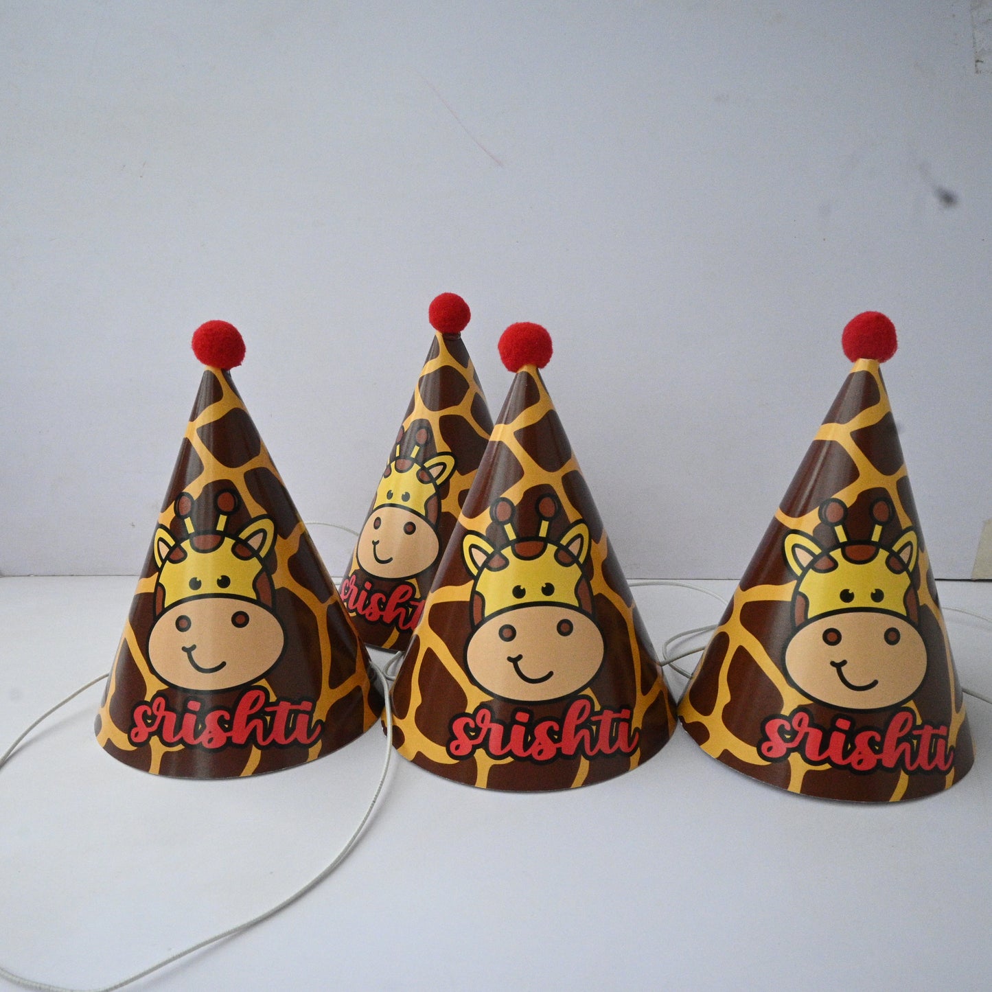 Jungle Party Hats - Customizable with Name
