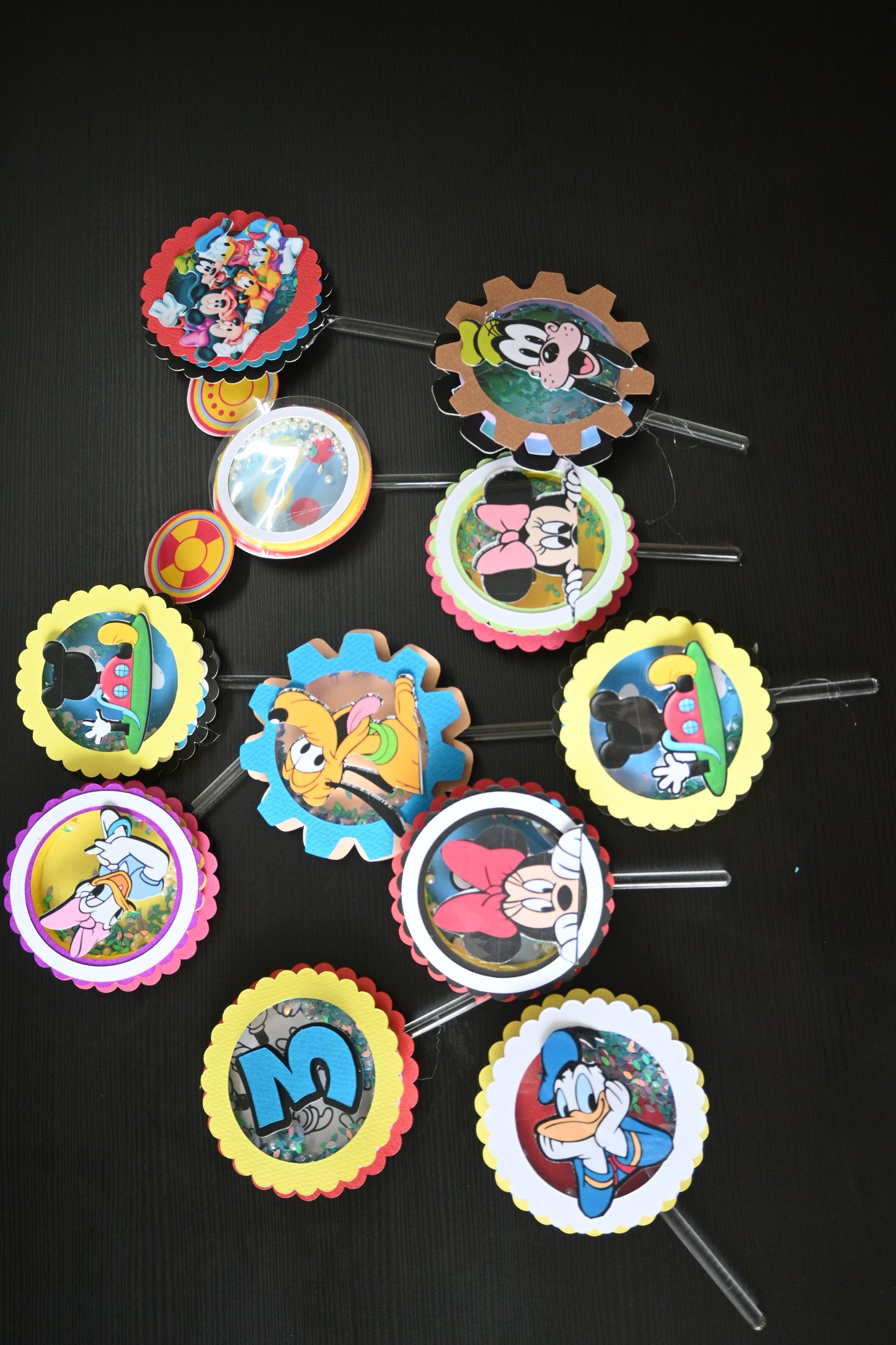 Mickey  Clubhouse Handcrafted Cupcake Toppers