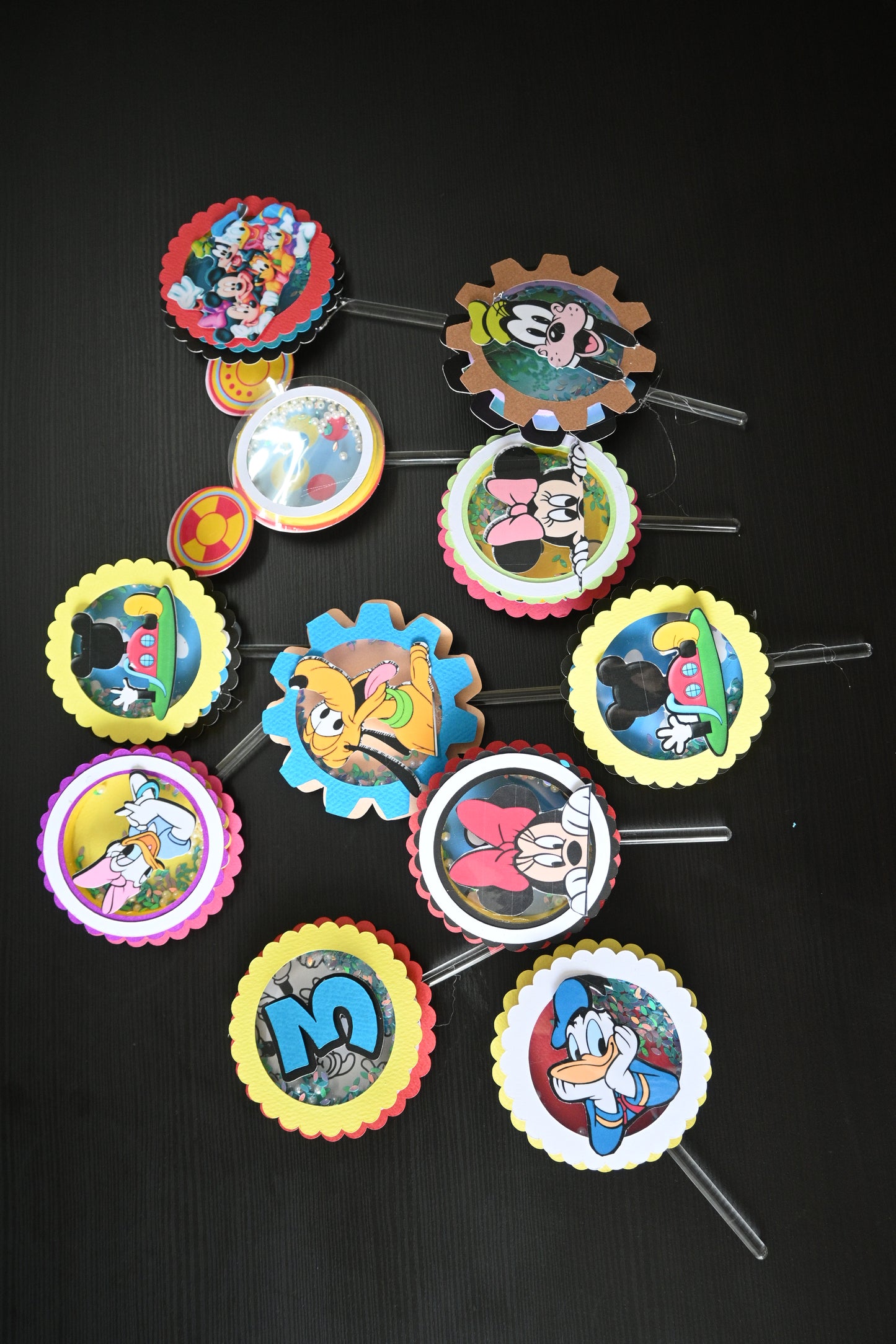 Mickey  Clubhouse Handcrafted Cupcake Toppers