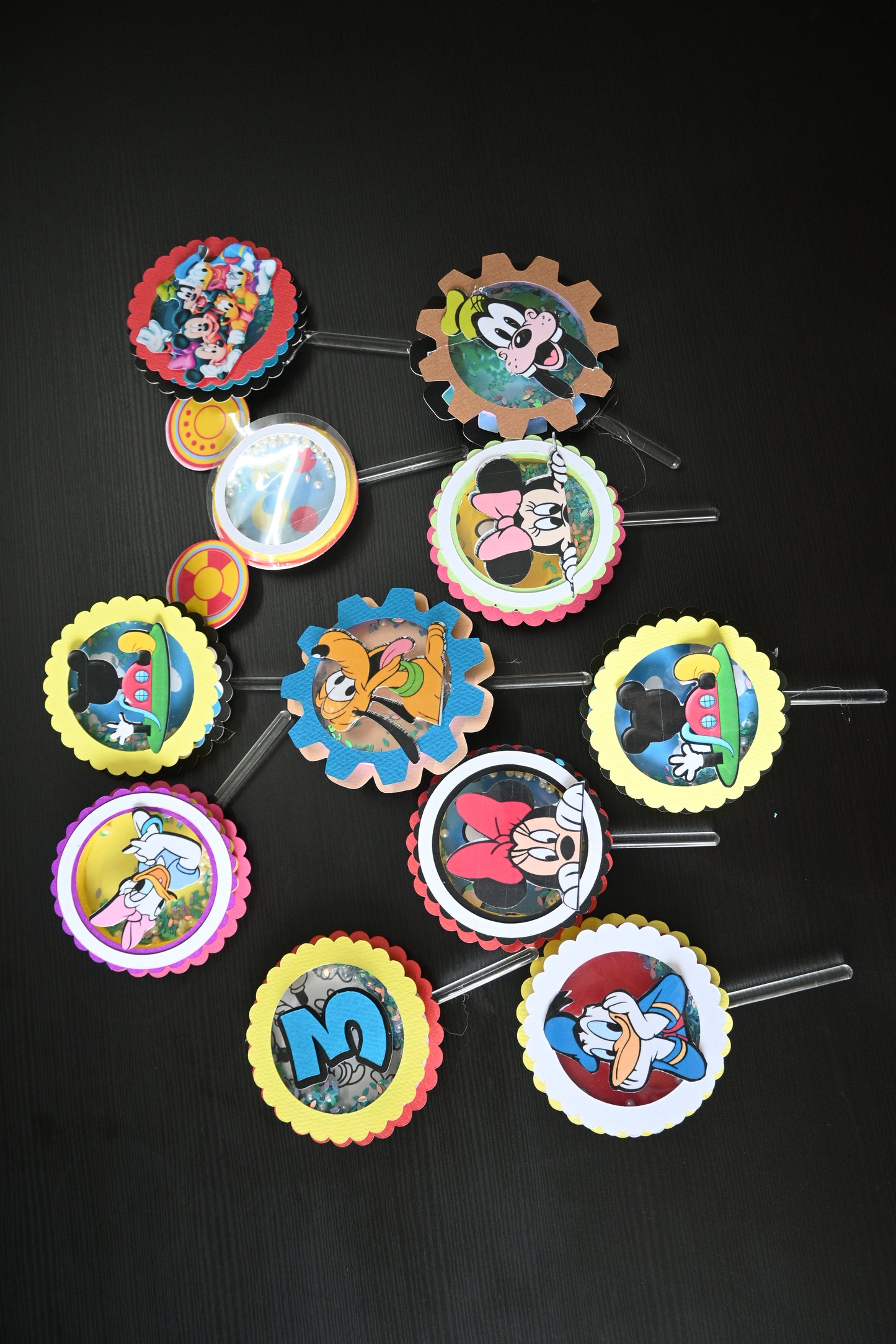 Mickey  Clubhouse Handcrafted Cupcake Toppers