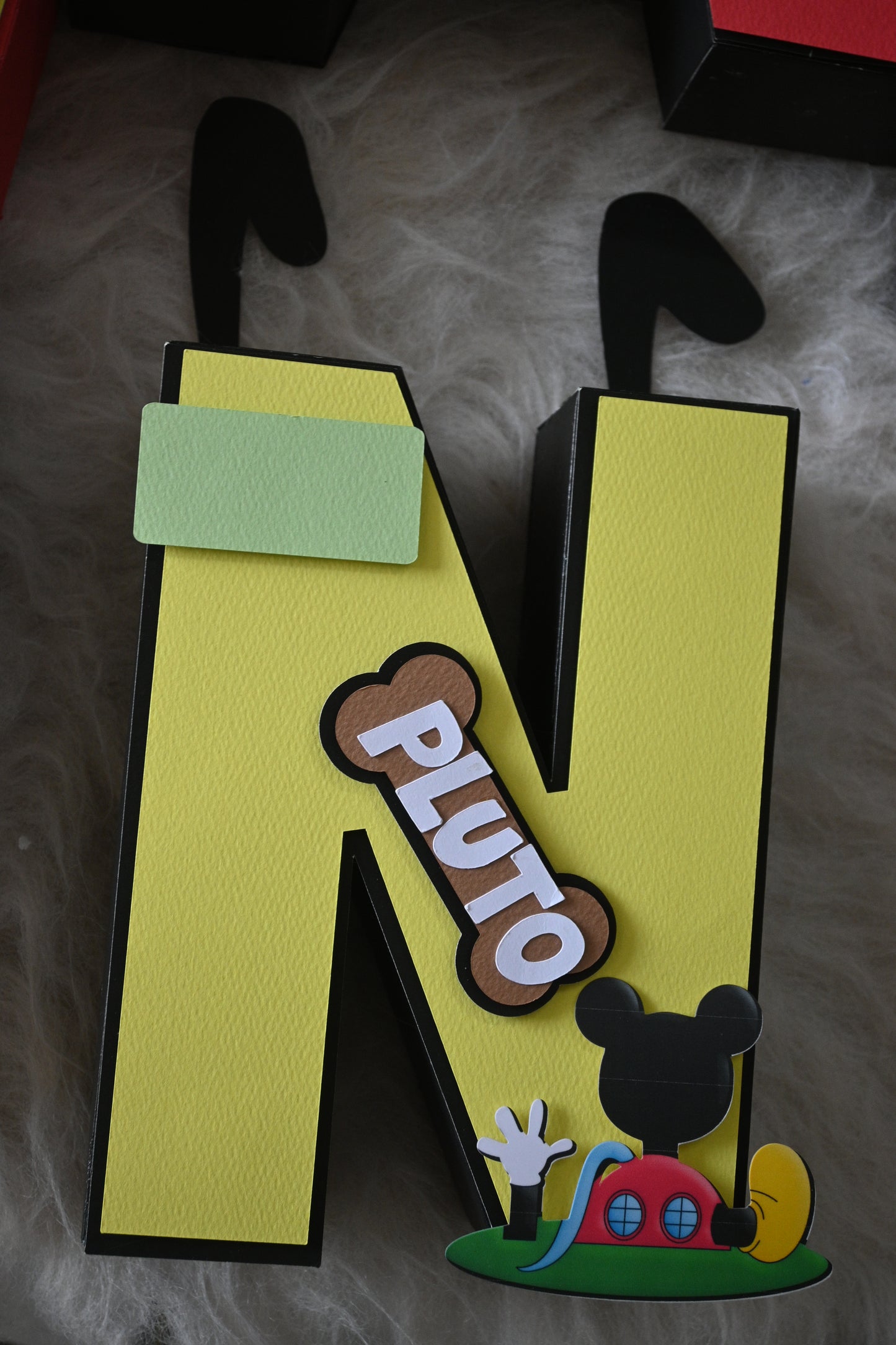 Mickey Mouse Clubhouse Theme 3D Name Letters