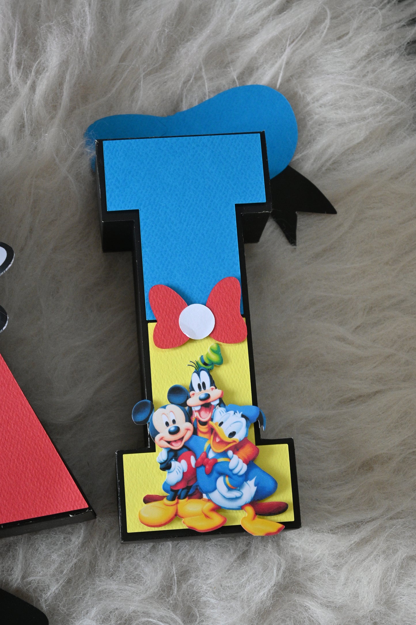 Mickey Mouse Clubhouse Theme 3D Name Letters