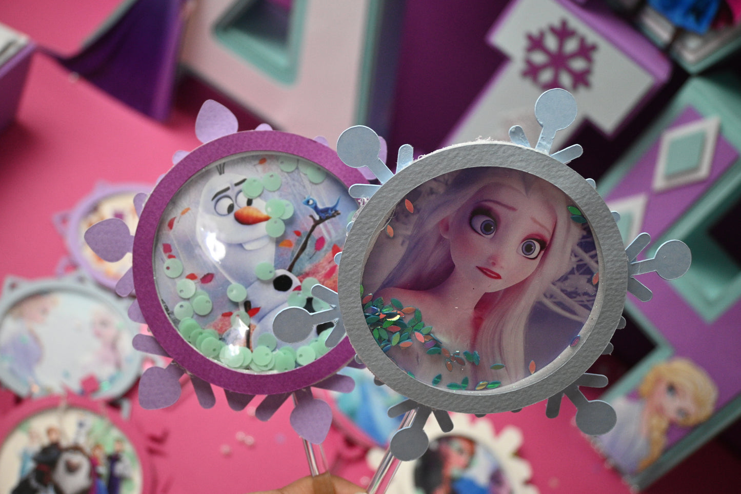 Frozen Cupcake Toppers - Handcrafted Party Decoration