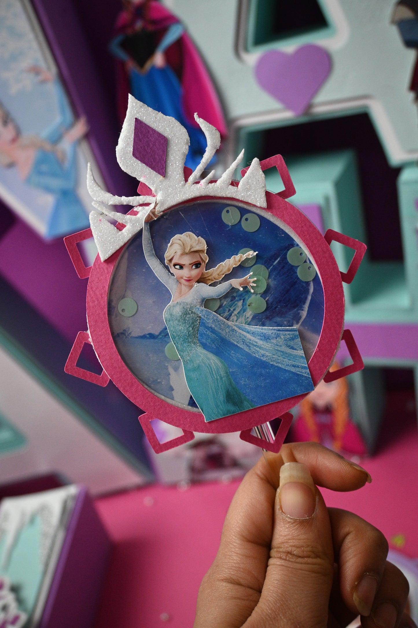 Frozen Cupcake Toppers - Handcrafted Party Decoration