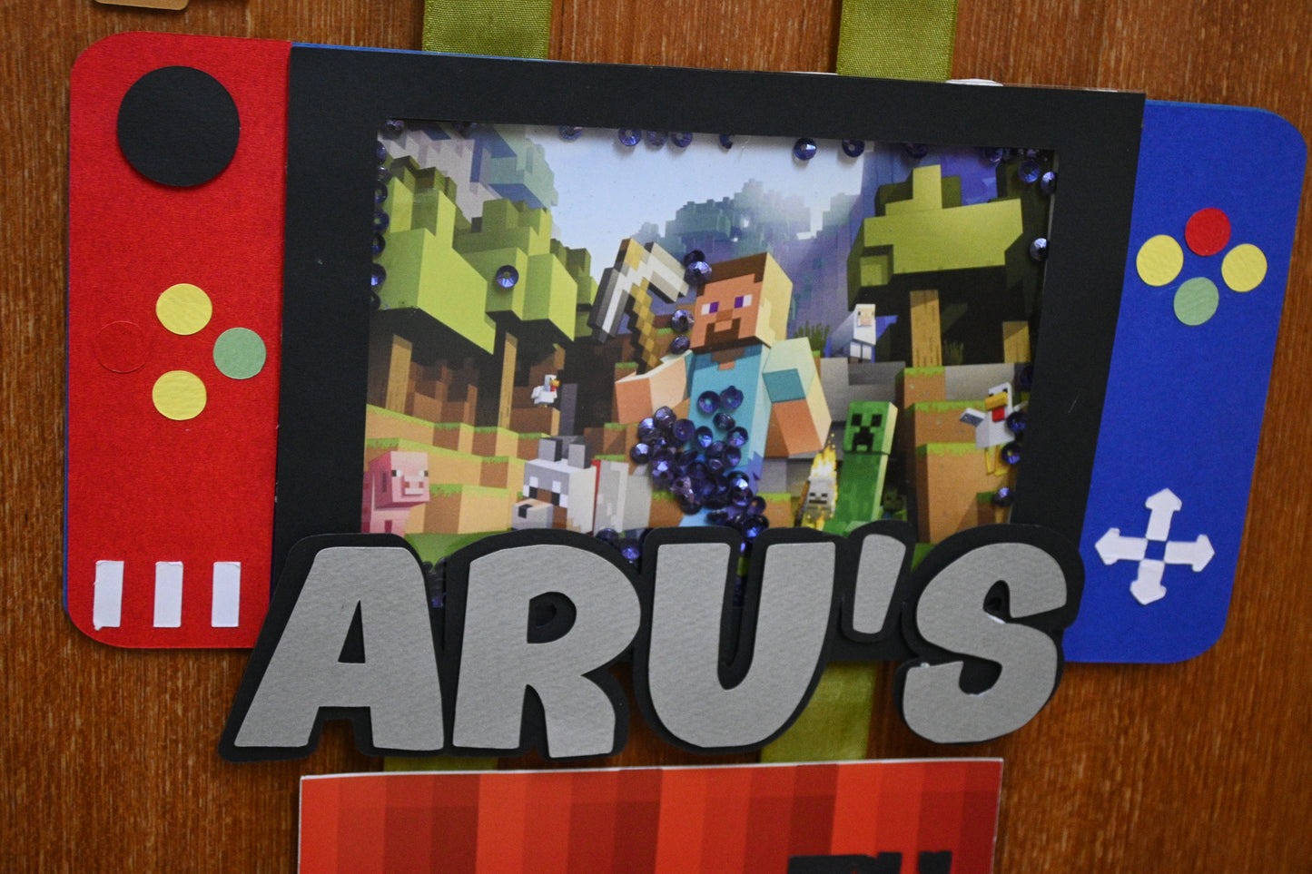 Minecraft Welcome Banner - Handcrafted Party Decoration