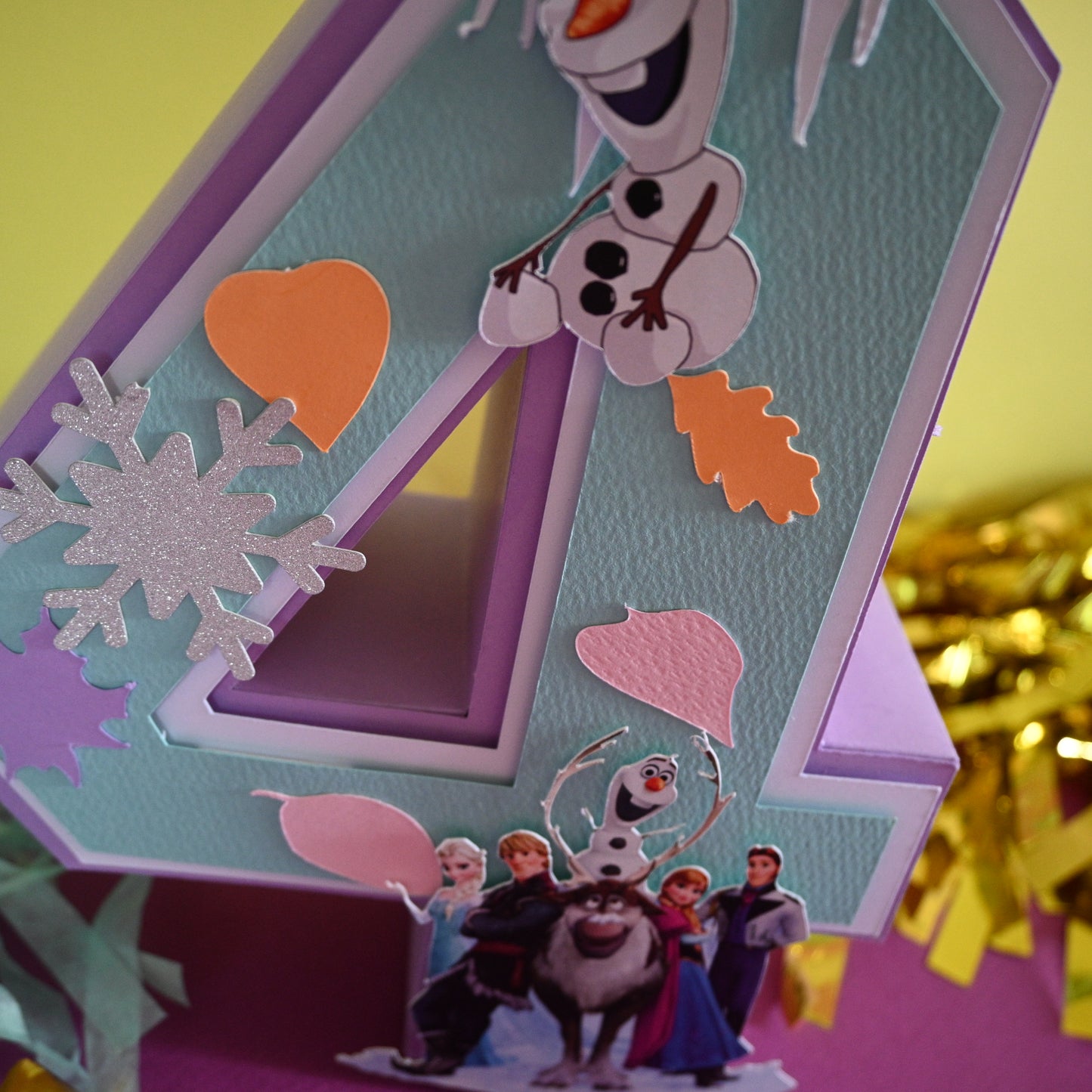 Frozen Party Pack - 3D Letter, Cake Topper & Banner