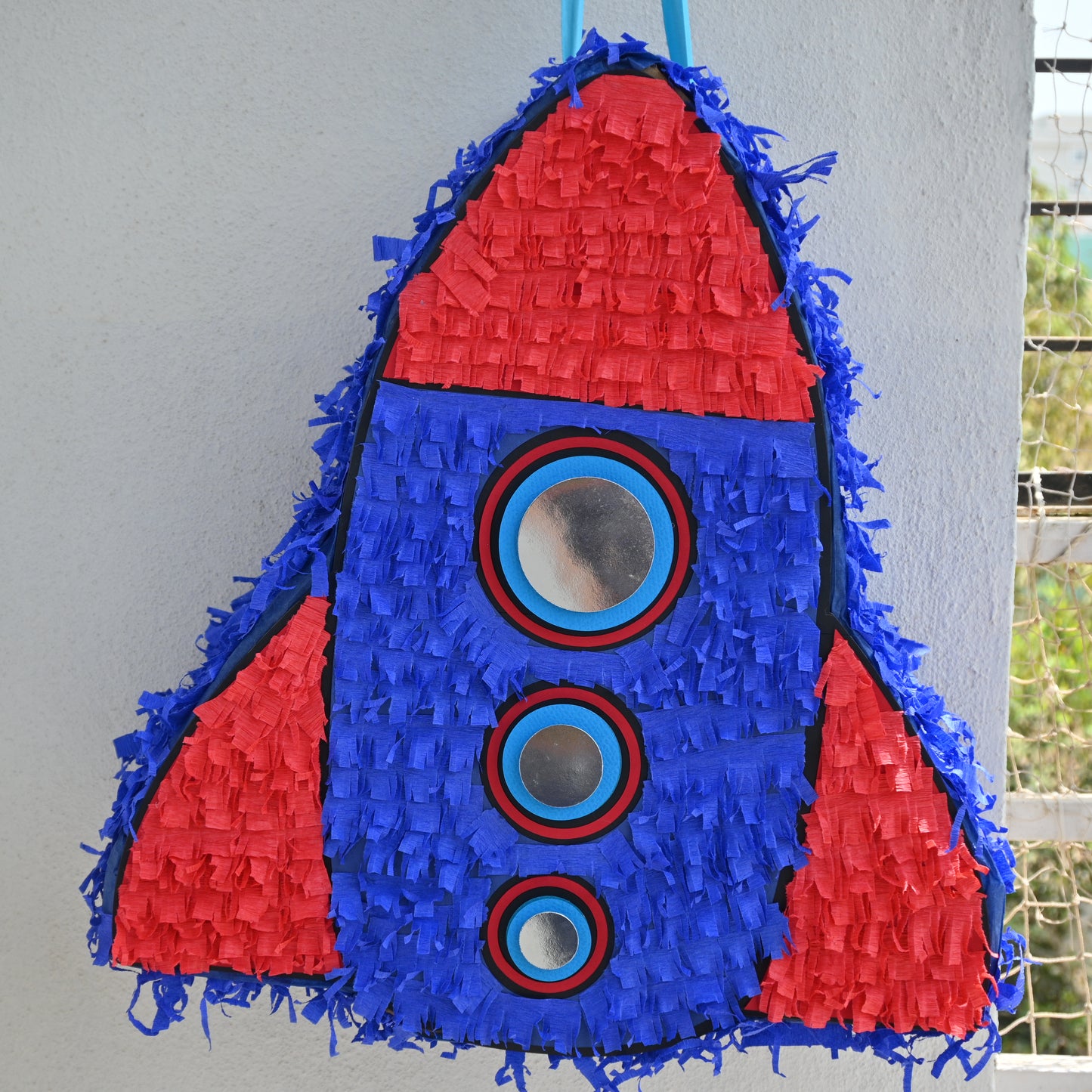 Handcrafted Rocket Piñata