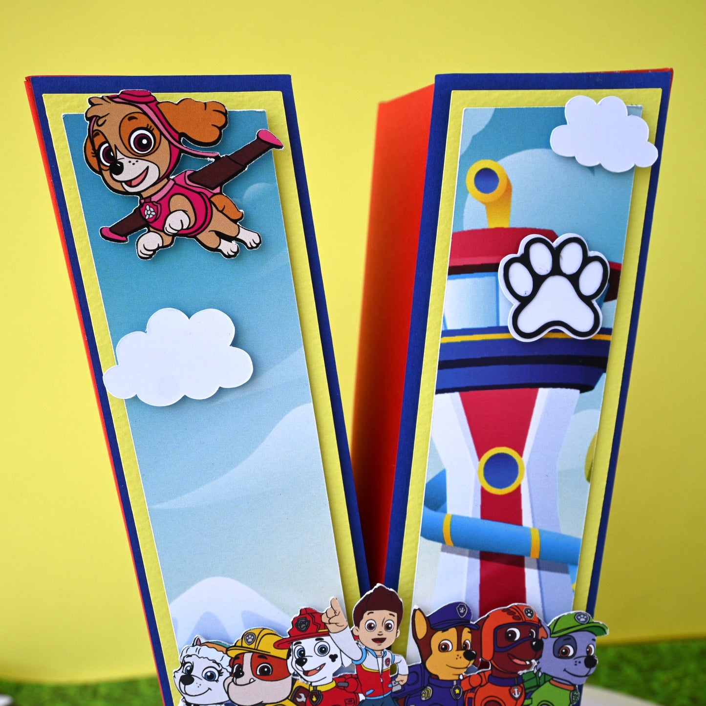 Paw Patrol 3D Letter Birthday Decoration - Customizable with Name or Age
