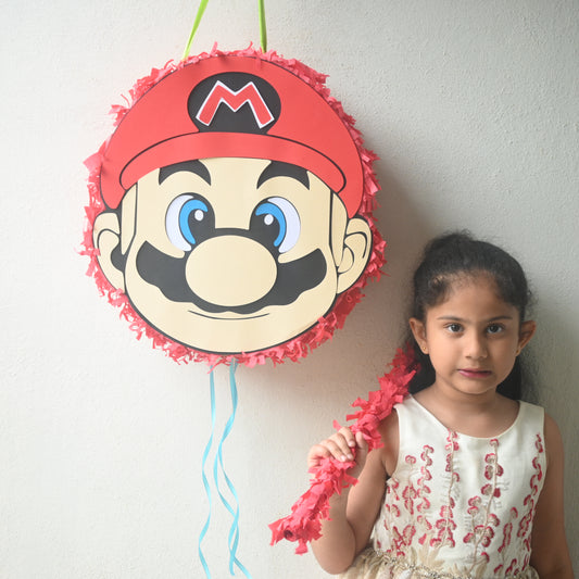 Super Mario Piñata - Handcrafted Party Game Decoration