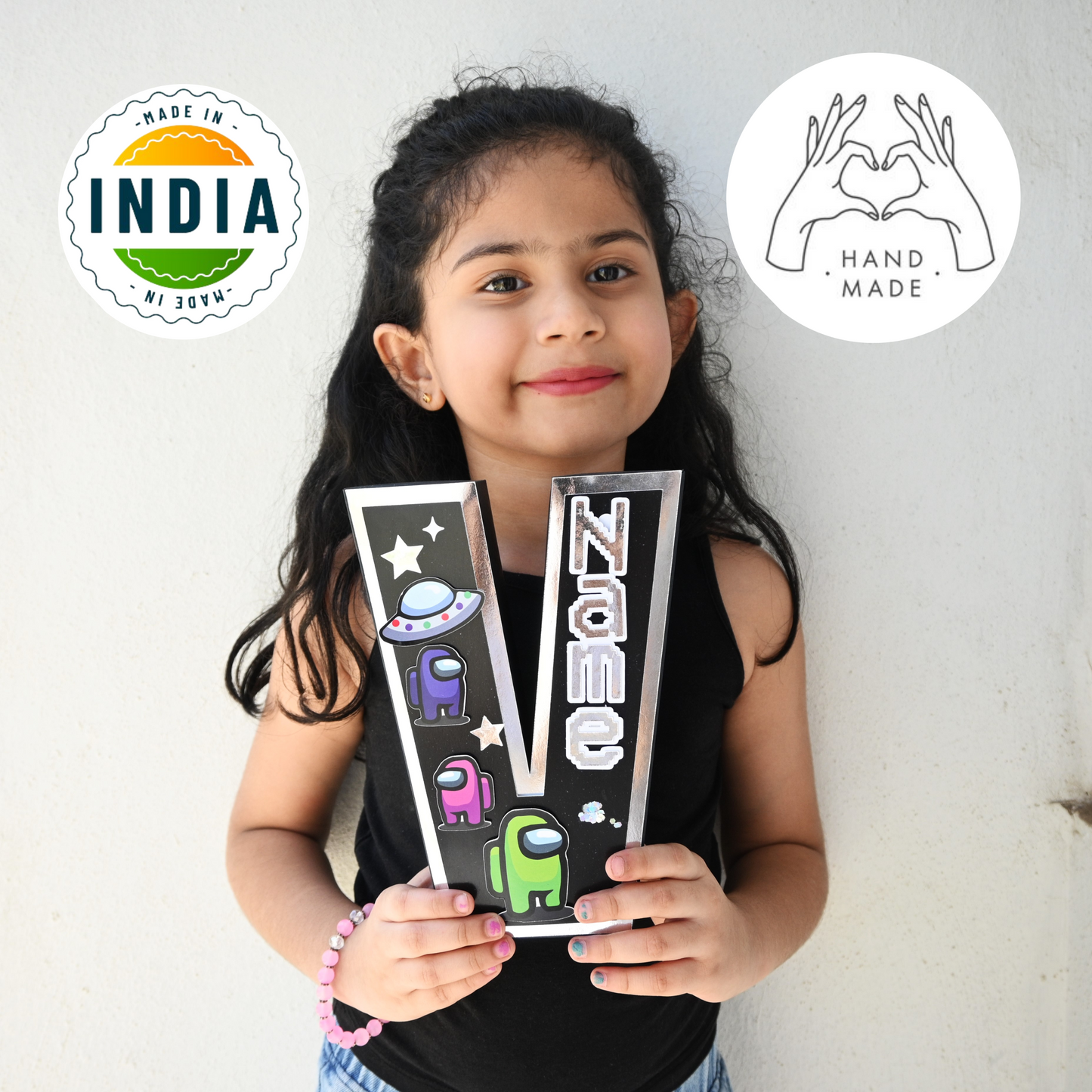 Among Us 3D Letter - Personalized Party Decoration