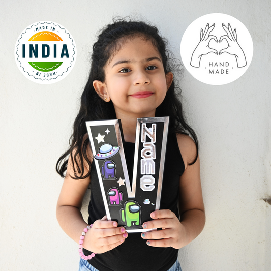 Among Us 3D Letter - Personalized Party Decoration