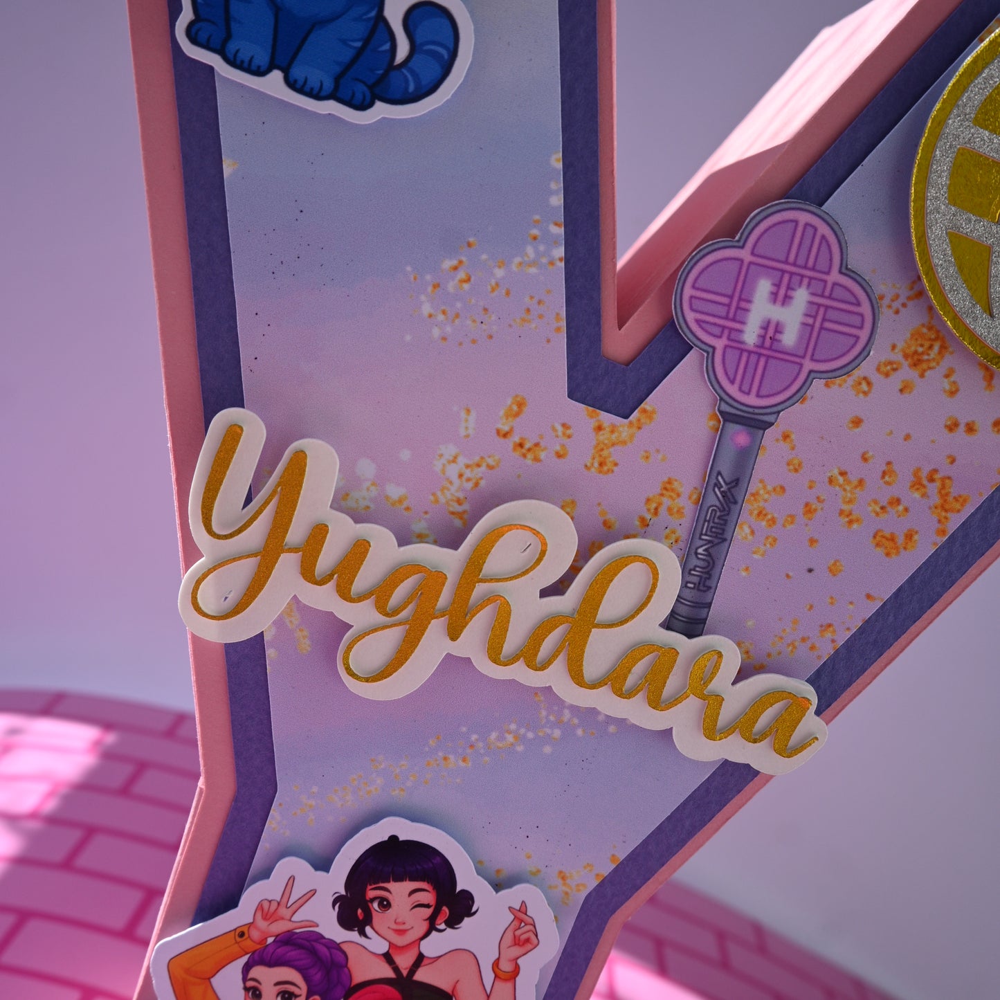 K-Pop Demon Hunters 3D Letter / Number